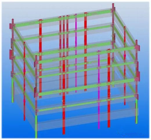 世茂廣場勁性結構圖