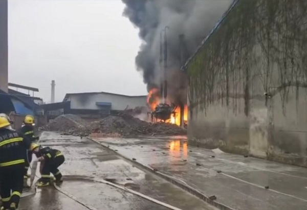 樂山廢舊廠房火災