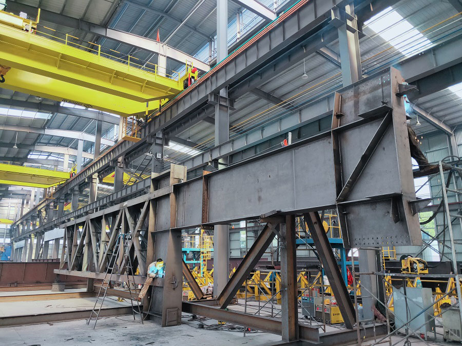 山西鋼結構加工大型格構柱制作